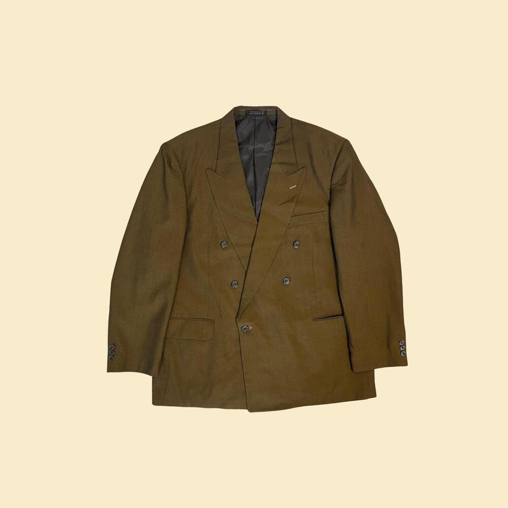 1980s Di Marabelli formal jacket, brown (metallic) double breasted blazer/coat